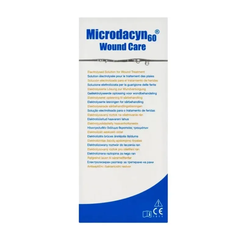 MICRODACYN60 WOUND CARE ELEKTROLIZOWANY ROZTWÓR DO LECZENIA RAN 250 ml