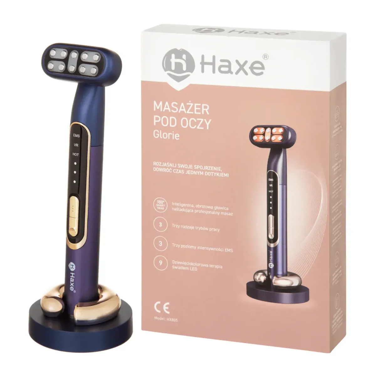 Haxe Masażer pod oczy Glorie HX805