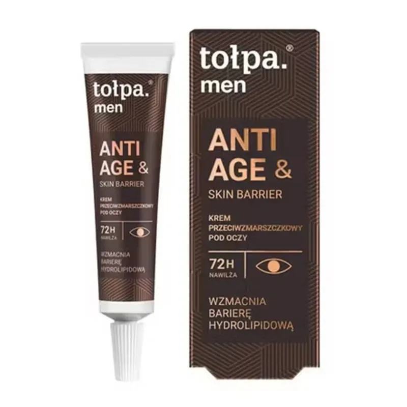 TOŁPA MEN ANTI AGE & SKIN BARRIER KREM PRZECIWZMARSZCZKOWY POD OCZY 10 ml DW:2027/01/30