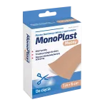 MONOPLAST PLASTER TKANINOWY CIELISTY Z OPATRUNKIEM: 1 m x 6 cm