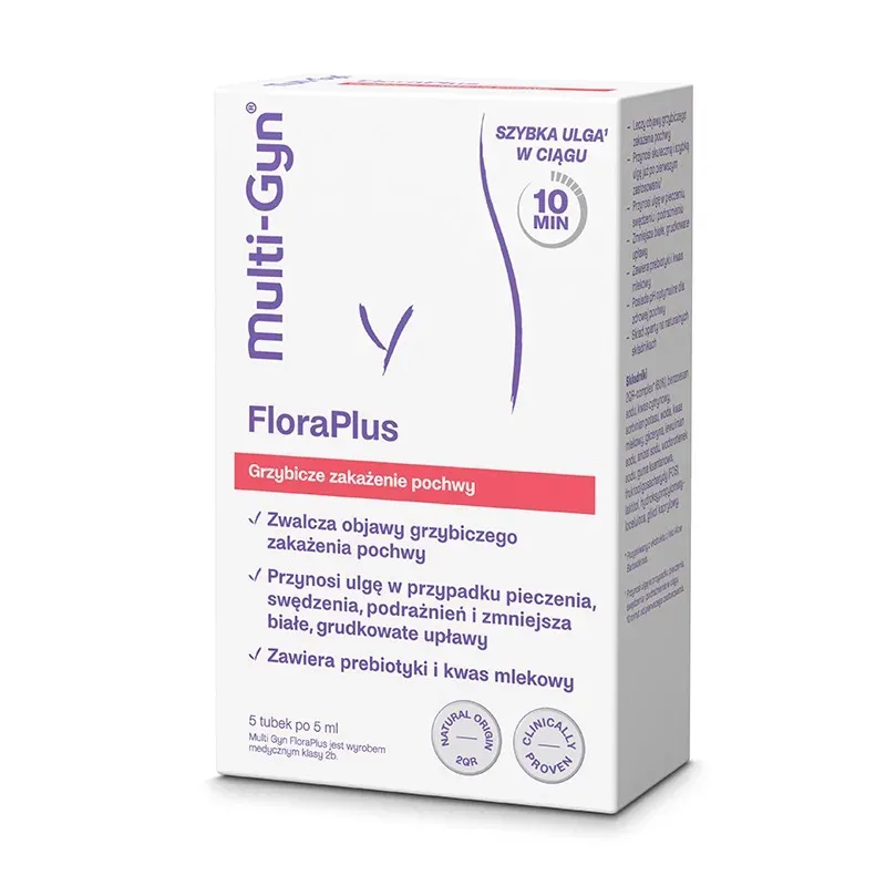 MULTI-GYN FLORAPLUS 5 aplikatorów po 5 ml