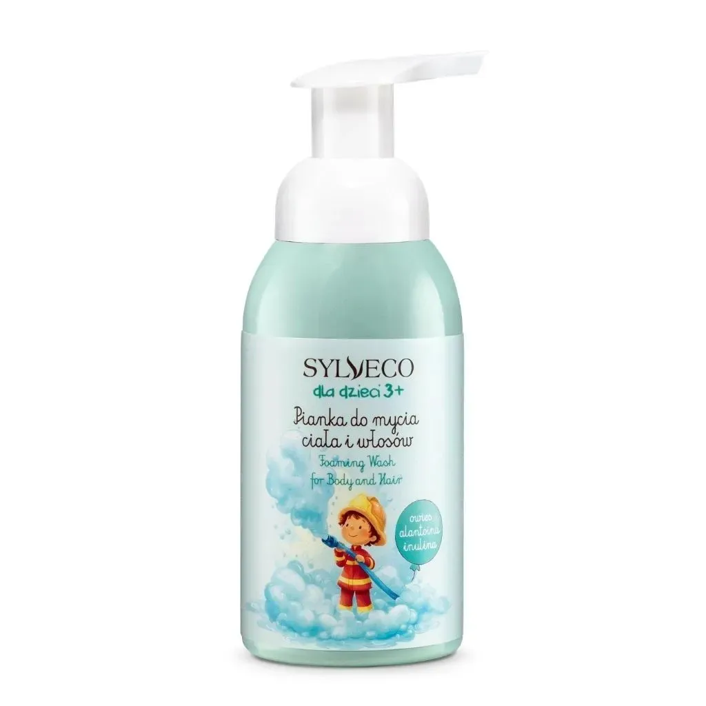 SYLVECO DLA DZIECI 3+ PIANKA DO MYCIA CIAŁA I WŁOSÓW GUMA BALONOWA 290ml