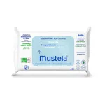 MUSTELA KOMPOSTOWALNE CHUSTECZKI OCZYSZCZAJĄCE Z WODĄ 60 sztuk
