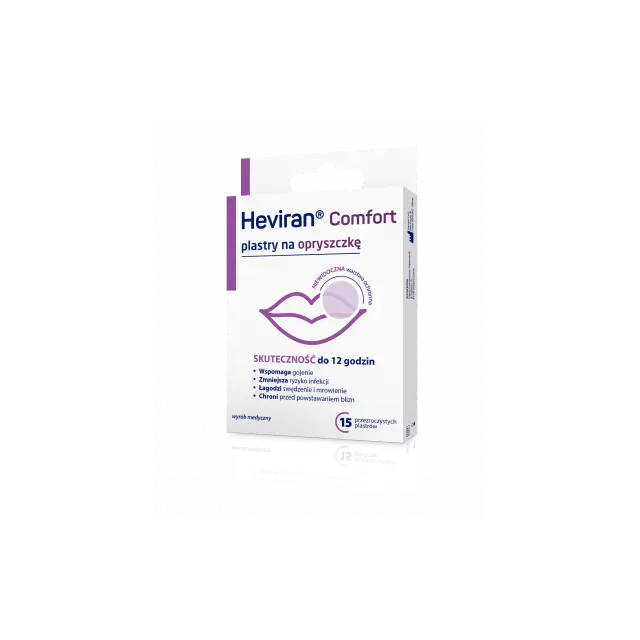 HEVIRAN COMFORT PLASTRY NA OPRYSZCZKĘ 15 sztuk