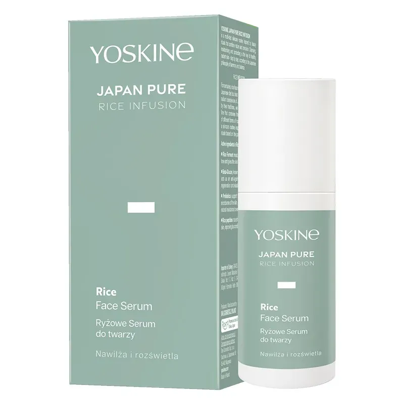 DAX YOSKINE JAPAN PURE RICE INFUSION RYŻOWE SERUM DO TWARZY NAWILŻAJĄCO-ROZŚWIETLAJĄCE 30 ml
