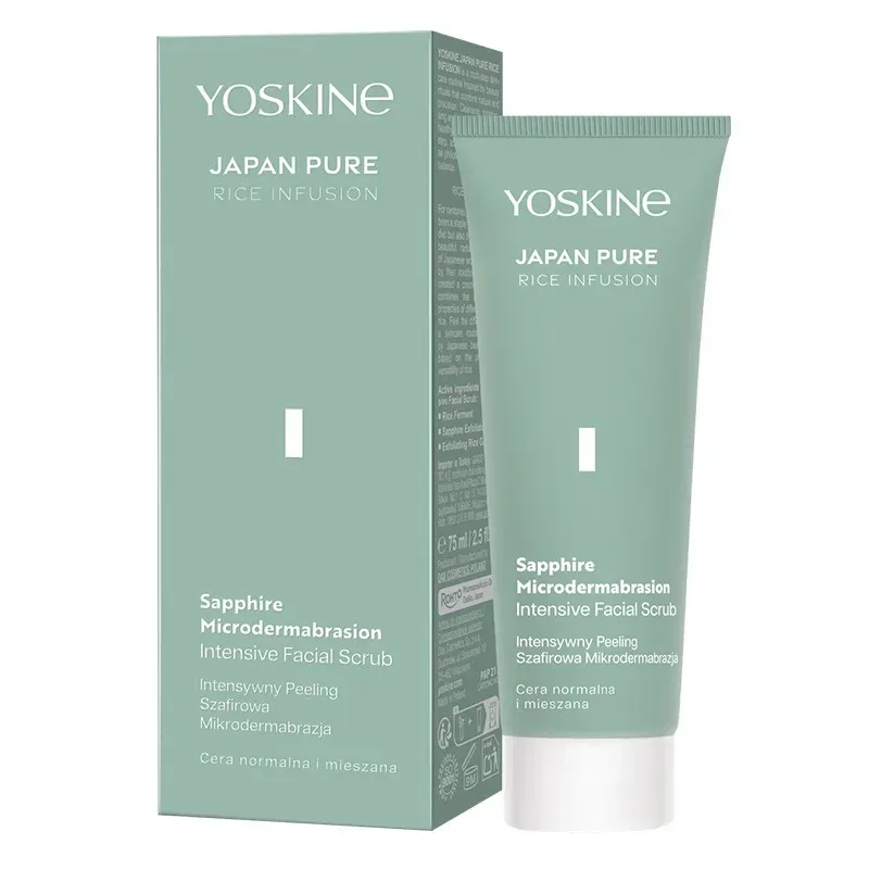 DAX YOSKINE JAPAN PURE RICE INFUSION INTENSYWNY MIKROPEELING SZAFIROWY 75 ml