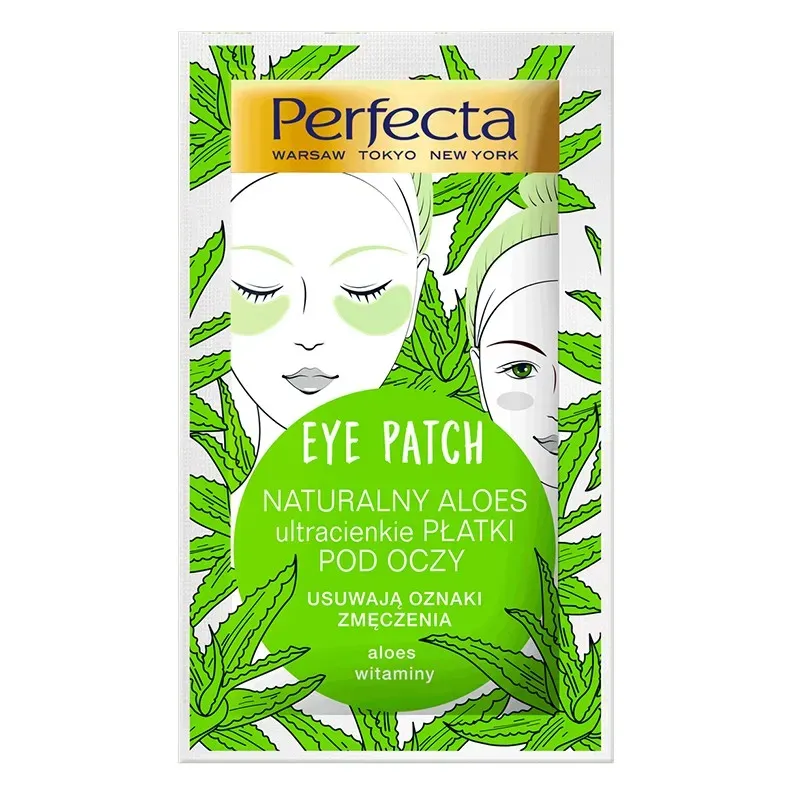 PERFECTA EYE PATCH NATURALNY ALOES ULTRACIENKIE PŁATKI POD OCZY 1 para