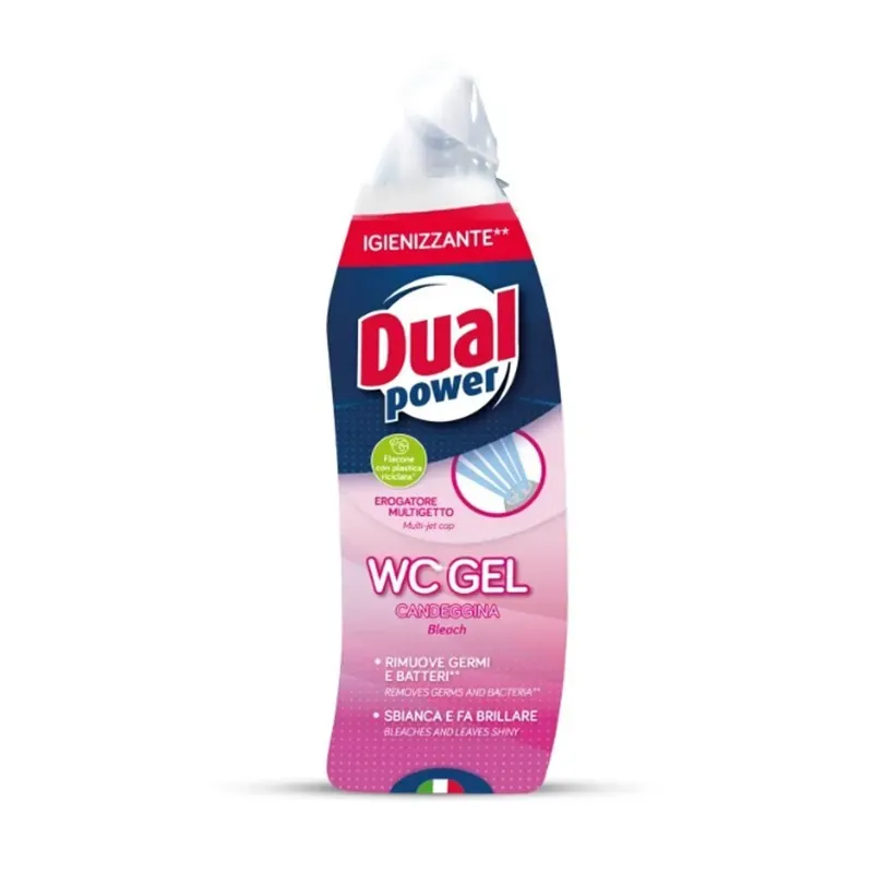 DUAL POWER WC GEL CANDEGGINA BLEACH - ŻEL DO WC Z WYBIELACZEM 700 ml