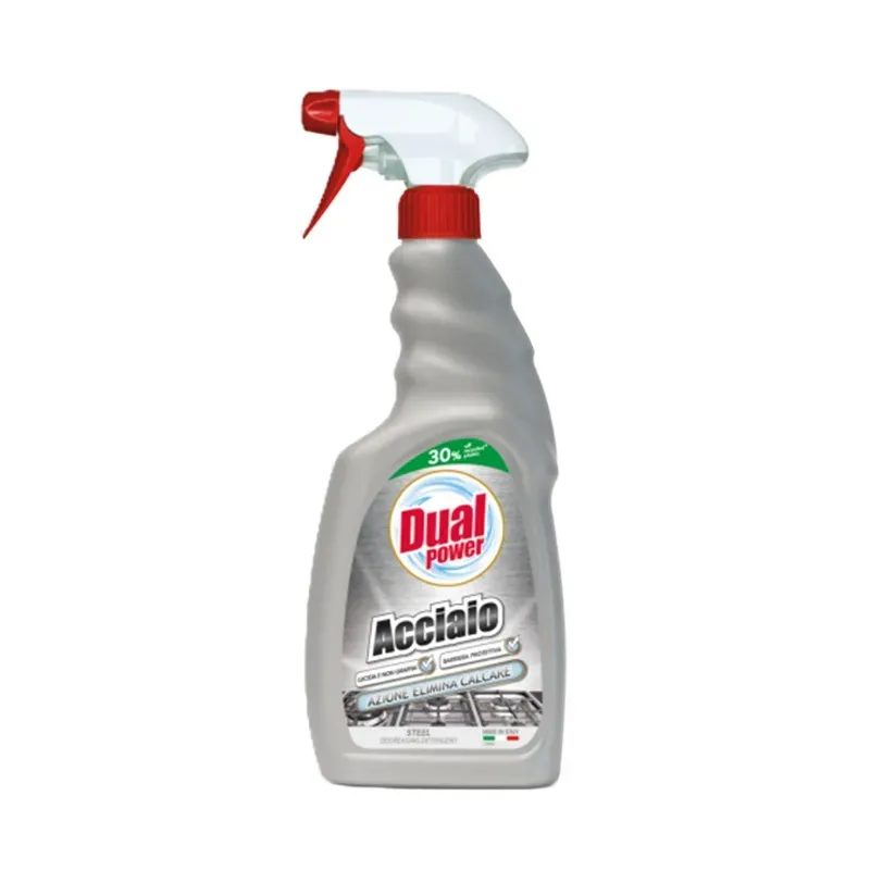 DUAL POWER ACCIAIO AZIONE ELIMINA CALCARE - PŁYN DO STALI NIERDZEWNEJ ACCIAIO 500 ml