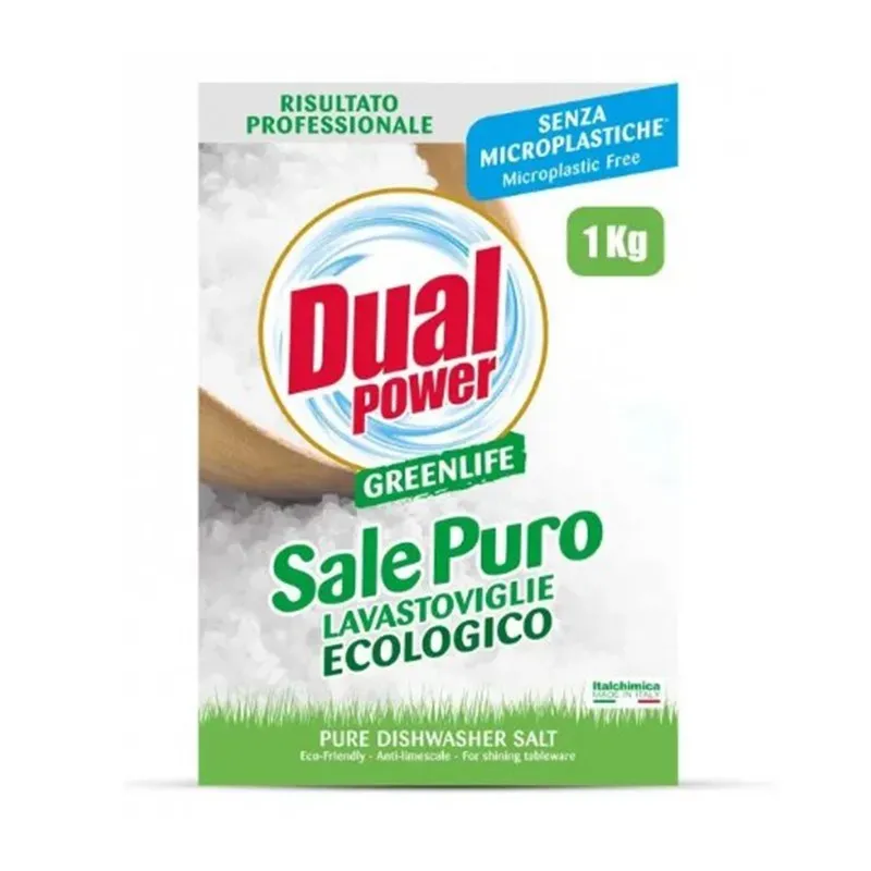 DUAL POWER GREENLIFE SALE PURO LAVASTOVIGLIE ECOLOGICO - SÓL DO ZMYWAREK 1 kg
