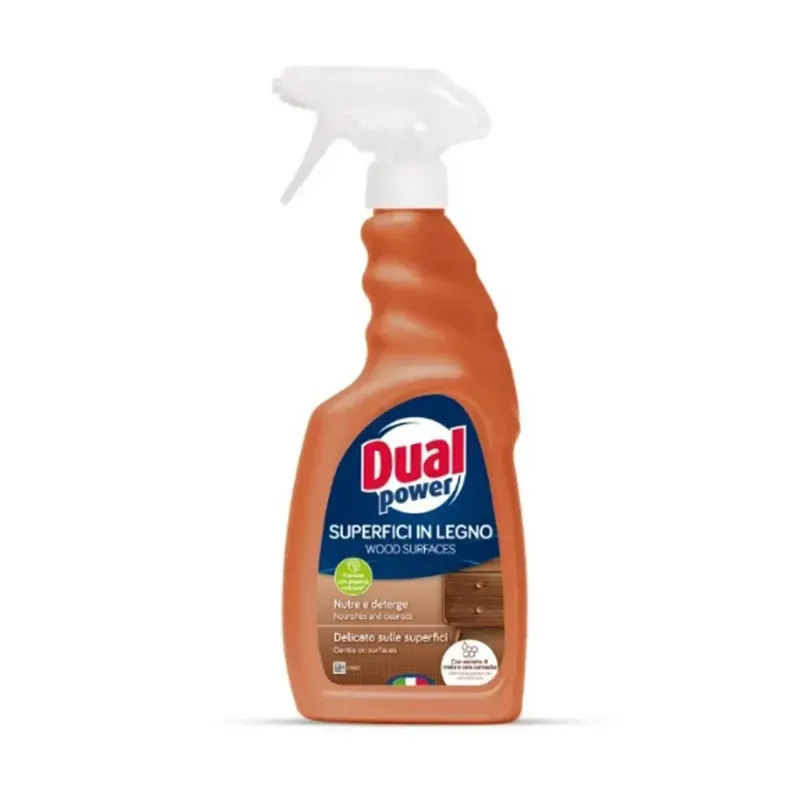 DUAL POWER SUPERFICI IN LEGNO WOOD SURFACES - PŁYN DO CZYSZCZENIA DREWNA 500 ml