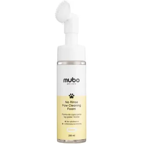 Mubo Pianka do mycia łapek psa i kota, bez spłukiwania, bananowa 250ml