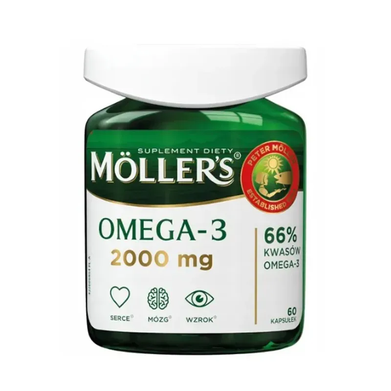 MOLLER'S OMEGA-3 2000 mg 60 kapsułek