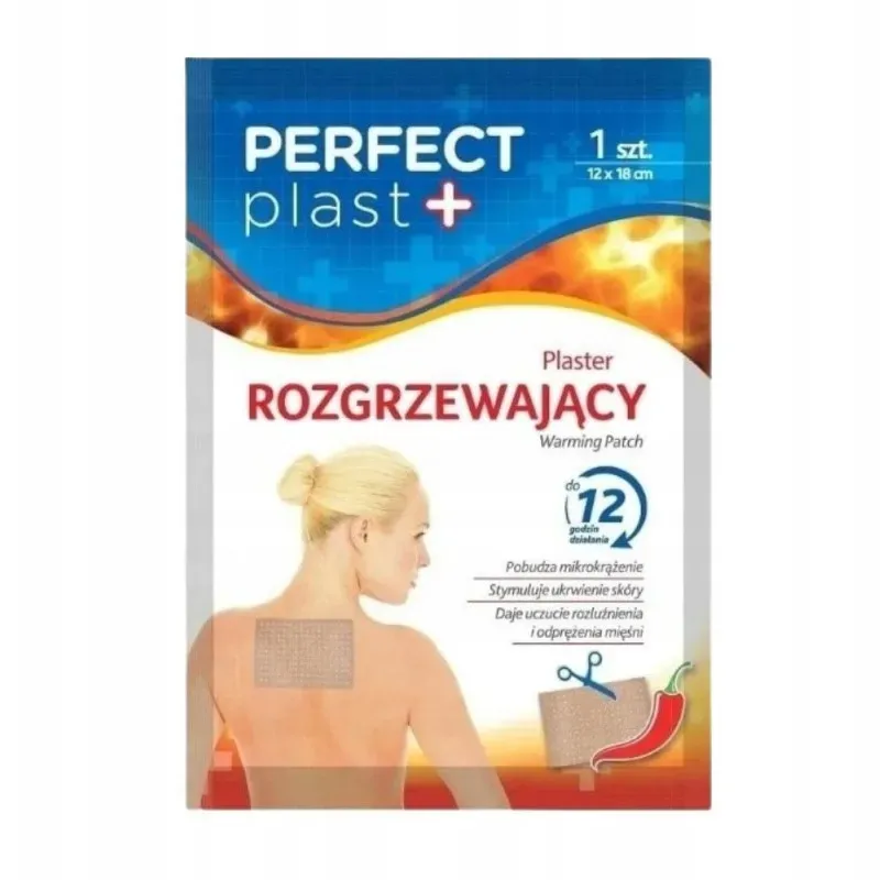 PERFECT PLAST + PLASTER ROZGRZEWAJĄCY (12 x 18 cm) 1 sztuka