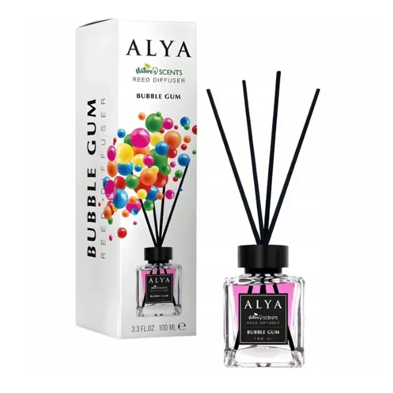 ALYA PATYCZKI ZAPACHOWE BUBBLE GUM 100 ml