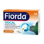 FIORDA VOCAL 30 pastylek do ssania o smaku pomarańczy