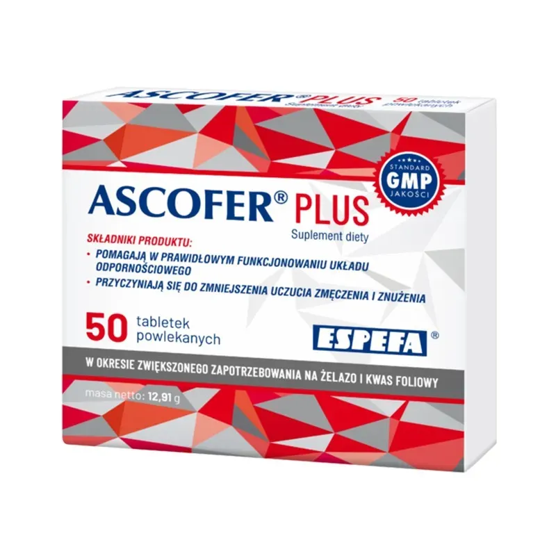 ASCOFER PLUS 50 tabletek