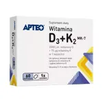 APTEO WITAMINA D3+K2 MK-7 60 kapsułek