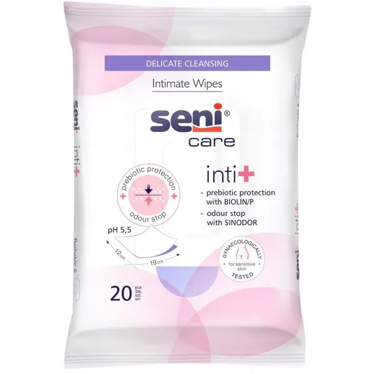 SENI CARE INTI+ CHUSTECZKI DO HIGIENY INTYMNEJ 20 sztuk