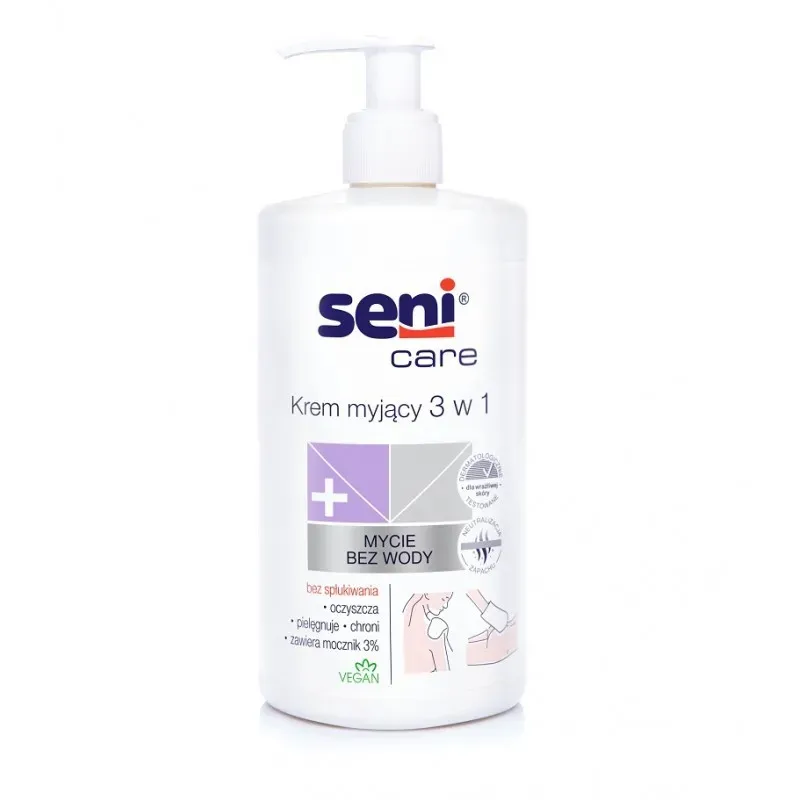 SENI CARE KREM MYJĄCY 3W1 BEZ WODY 500 ml