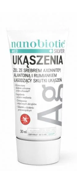 Nanobiotic MED Silver Ukąszenia żel ze srebrem 40 ml