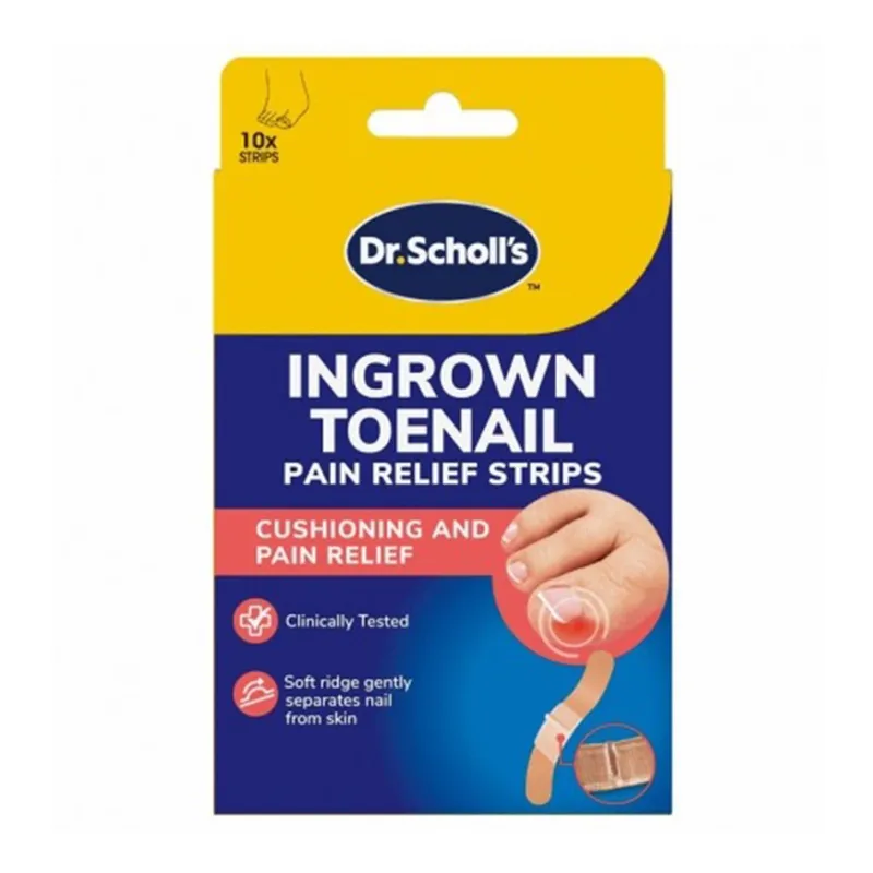 DR. SCHOLL'S PASKI PRZECIWBÓLOWE NA WRASTAJĄCE PAZNOKCIE 10 sztuk