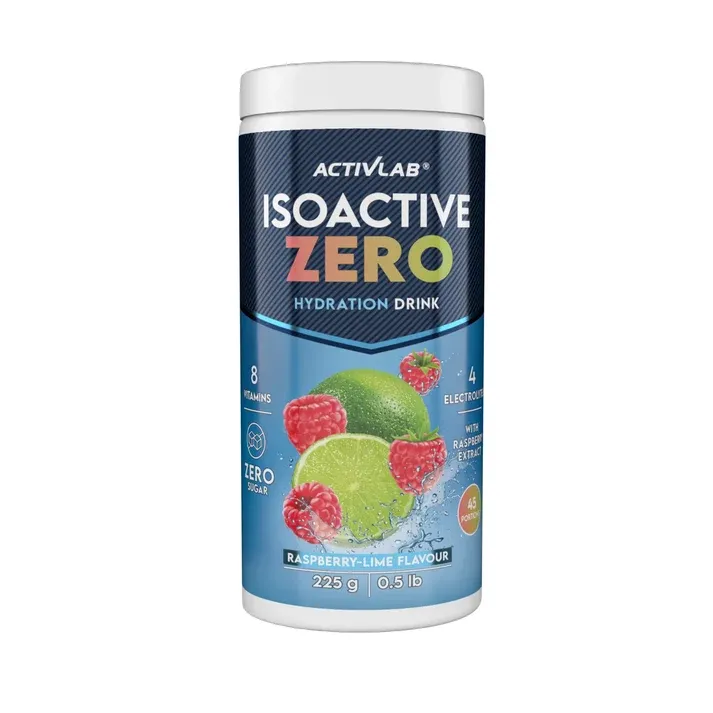 Isoactive Zero - malina - limonka 225 g