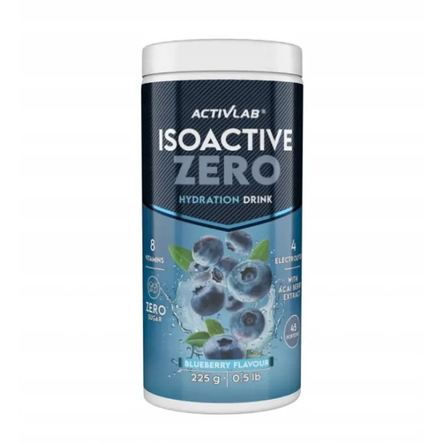 Isoactive ZERO Smak Borówka 225g