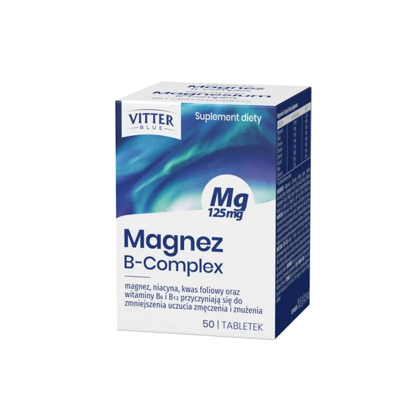 VITTER BLUE MAGNEZ B-COMPLEX 50 tabletek