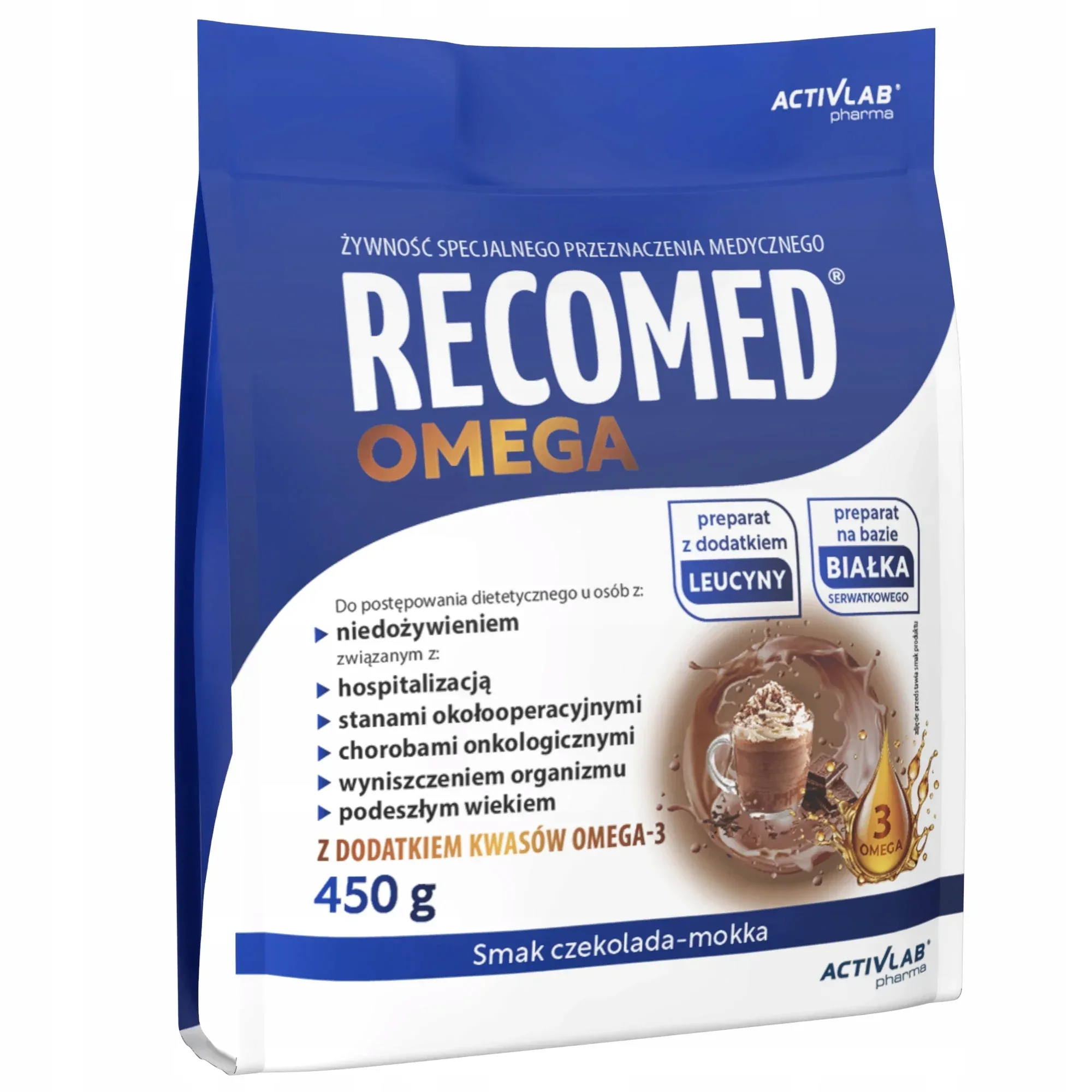 Recomed Omega czekolada-mokka x 450g