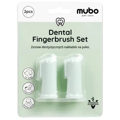 VET MUBO Szczoteczka na palec Fingerbrush 2szt