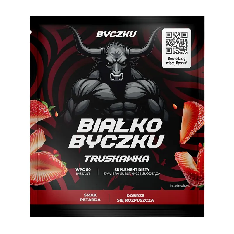 BYCZKU BIAŁKO BYCZKU TRUSKAWKA 30 g