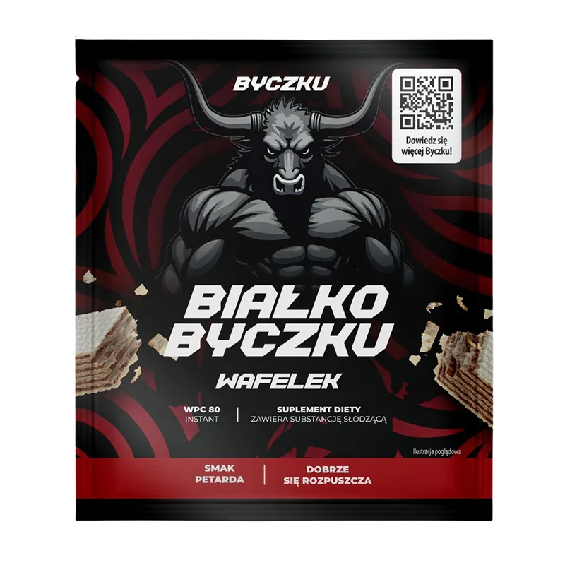 BYCZKU BIAŁKO BYCZKU WAFELEK 30 g