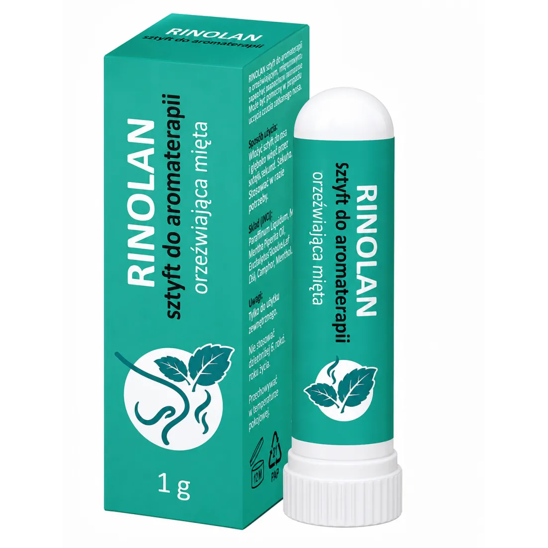 RINOLAN SZTYFT DO AROMATERAPII 1 sztuka