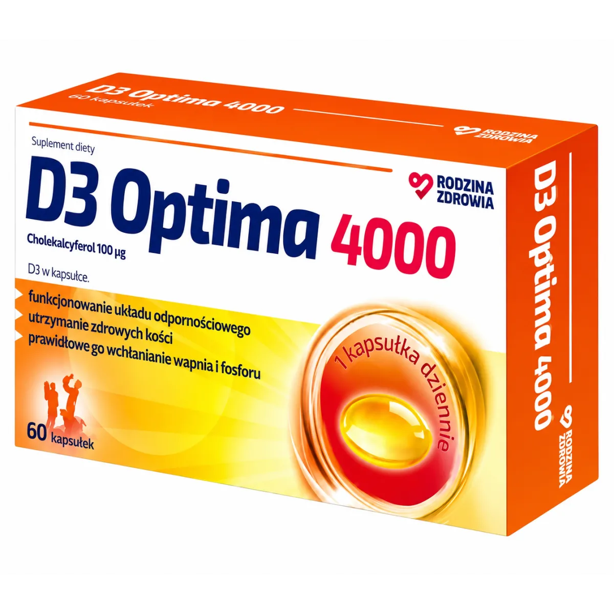 RODZINA ZDROWIA D3 OPTIMA 4000 60 kapsułek