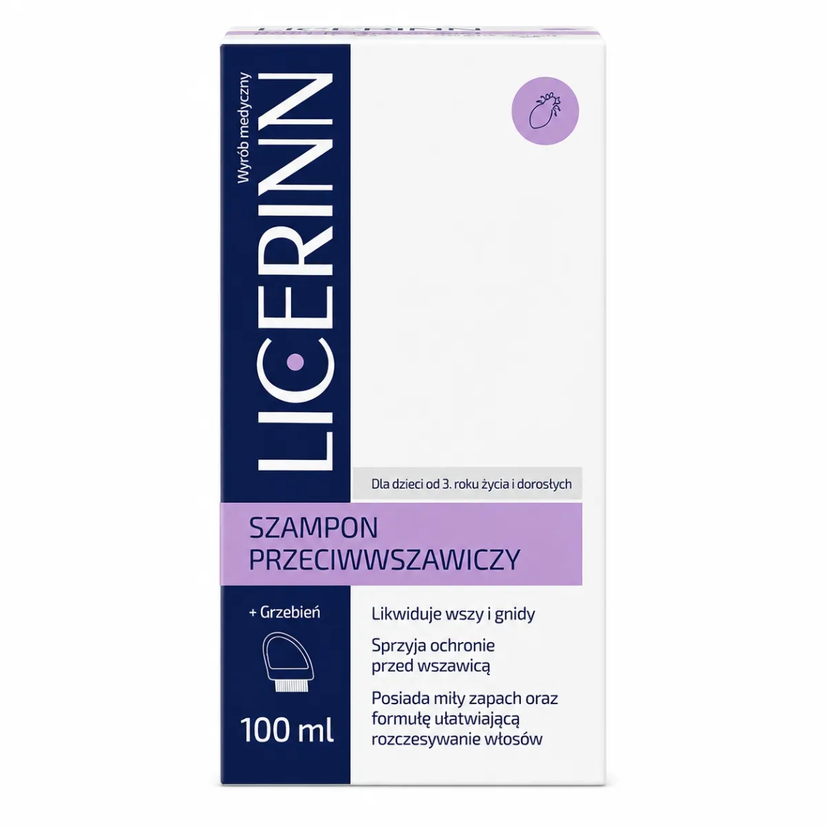LICERINN SZAMPON PRZECIWWSZAWICZY 100 ml