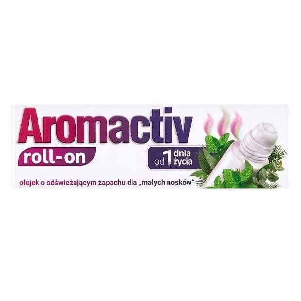 AROMACTIV ROLL-ON OLEJEK O ODŚWIEŻAJĄCYM ZAPACHU DLA MAŁYCH NOSKÓW 10 ml