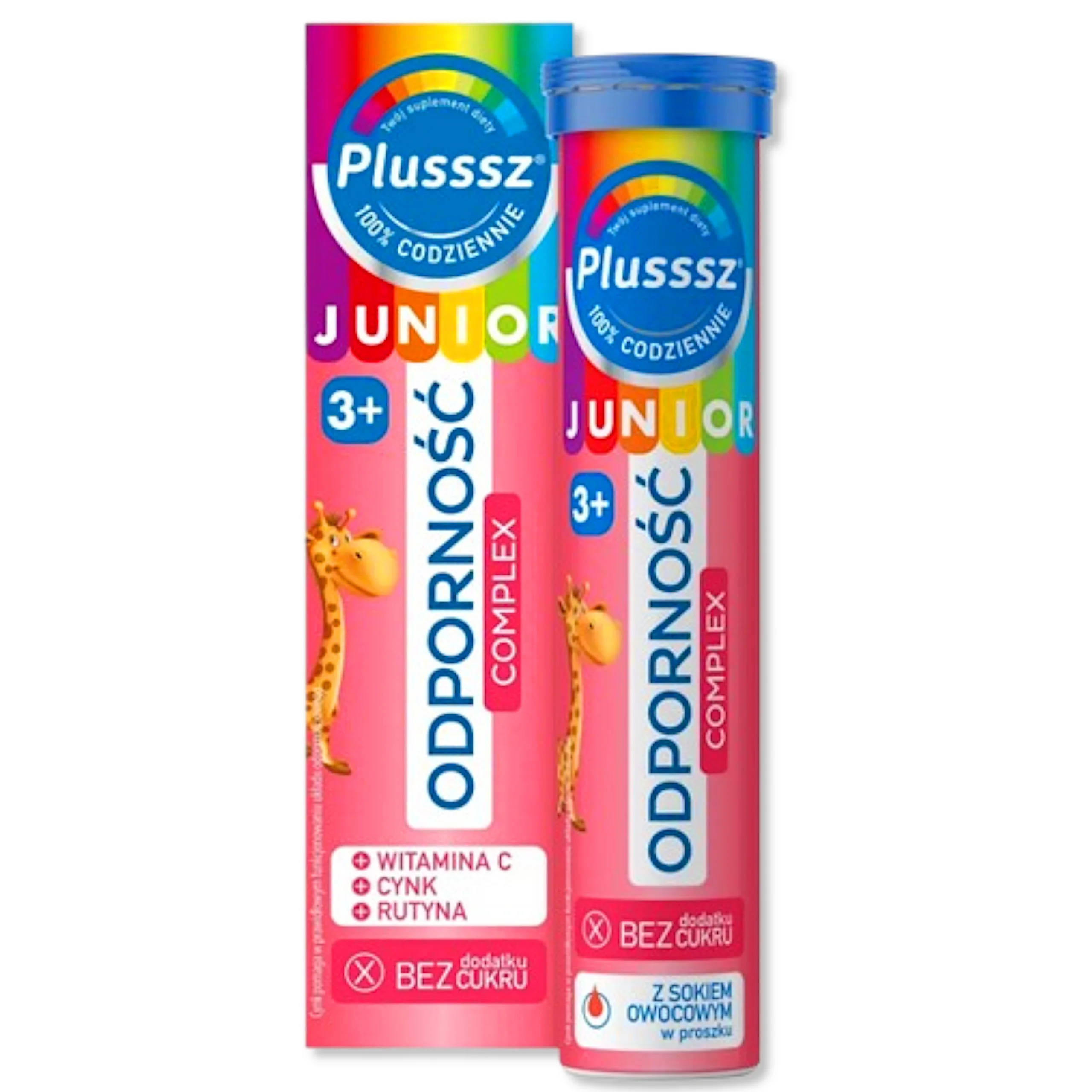 PLUSSSZ JUNIOR ODPORNOŚĆ COMPLEX 20 tabletek musujących