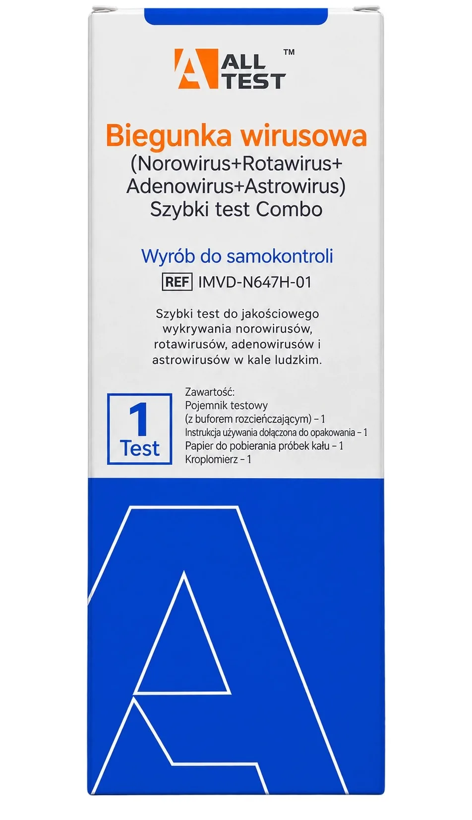 TEST BIEGUNKA WIRUSOWA 1 sztuka