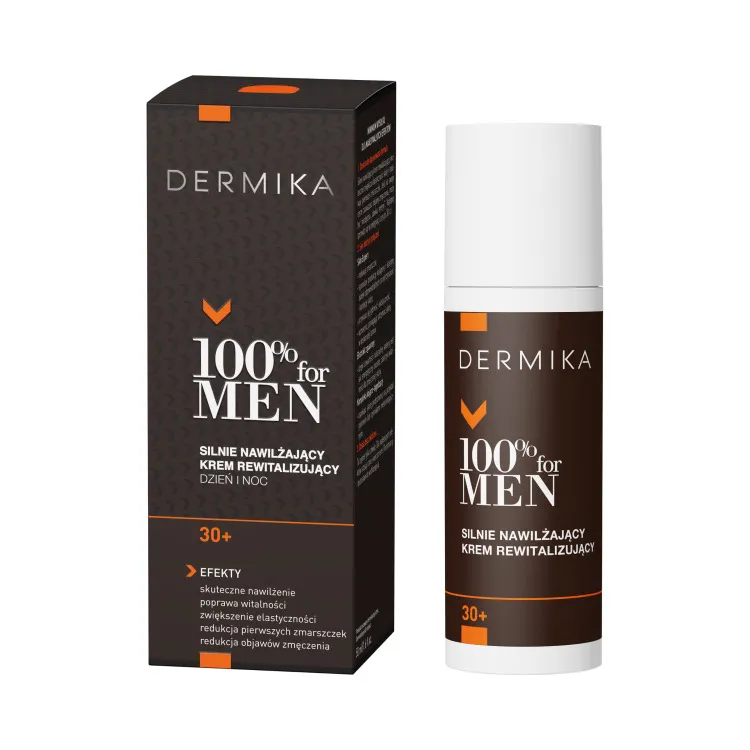 DERMIKA 100 % FOR MEN Krem nawilżający 30+ dla mężczyzn 50 ml