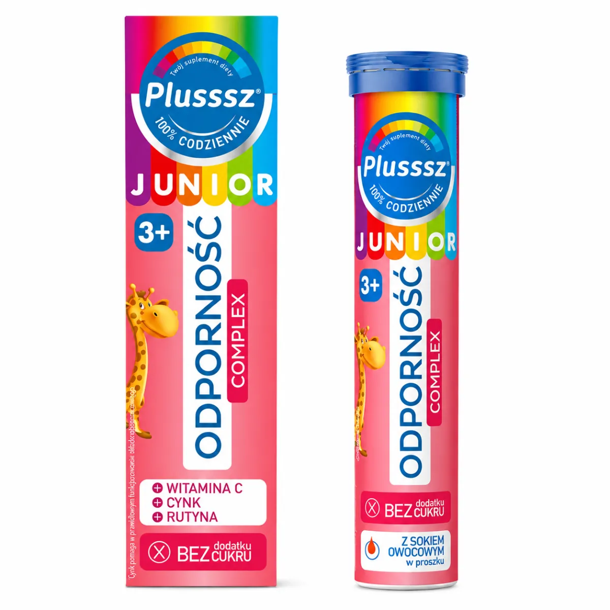 PLUSSSZ JUNIOR ODPORNOŚĆ COMPLEX 20 tabletek musujących