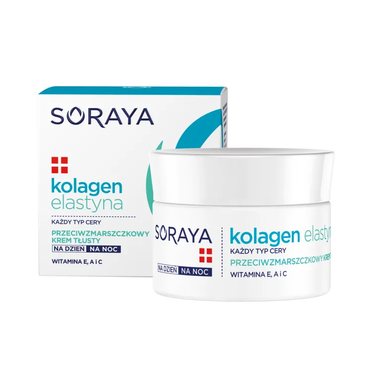 SORAYA KOLAGEN Przeciwzmarszczkowy krem tłusty dzień/noc 50 ml