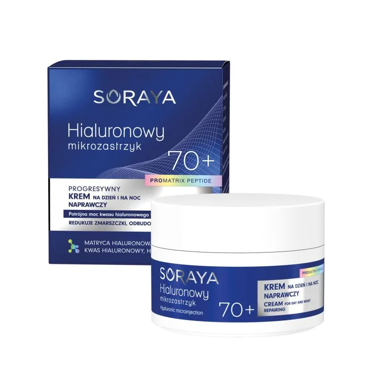 SORAYA Progresywny krem naprawczy 70+ na dzień i na noc 50 ml