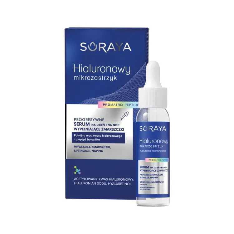  SORAYA Progresywne serum wypełniające zmarszczki na dzień i na noc 30 ml