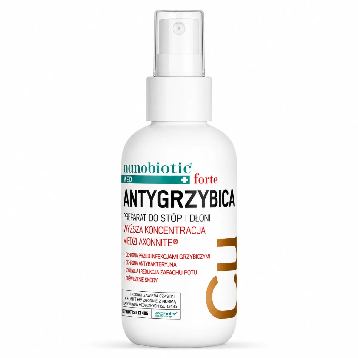 NANOBIOTIC MED COPPER ANTYGRZYBICA 75 ml