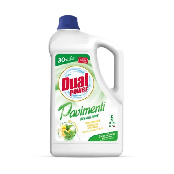 DUAL POWER PŁYN DO MYCIA PODŁÓG 5000 ML MENTA