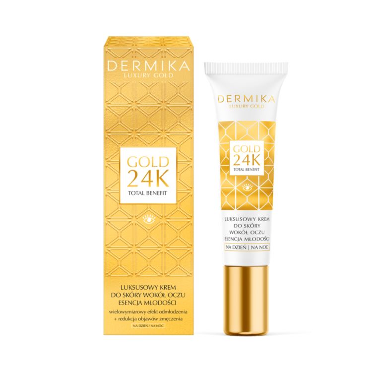 DERMIKA LUXURY GOLD 24K Krem pod oczy 15ml 