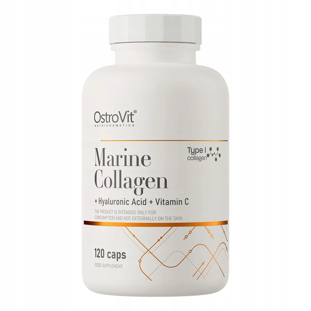 OSTROVIT MARINE COLLAGEN TABS + HYALURONIC ACID + VITAMIN C 120 tabletek