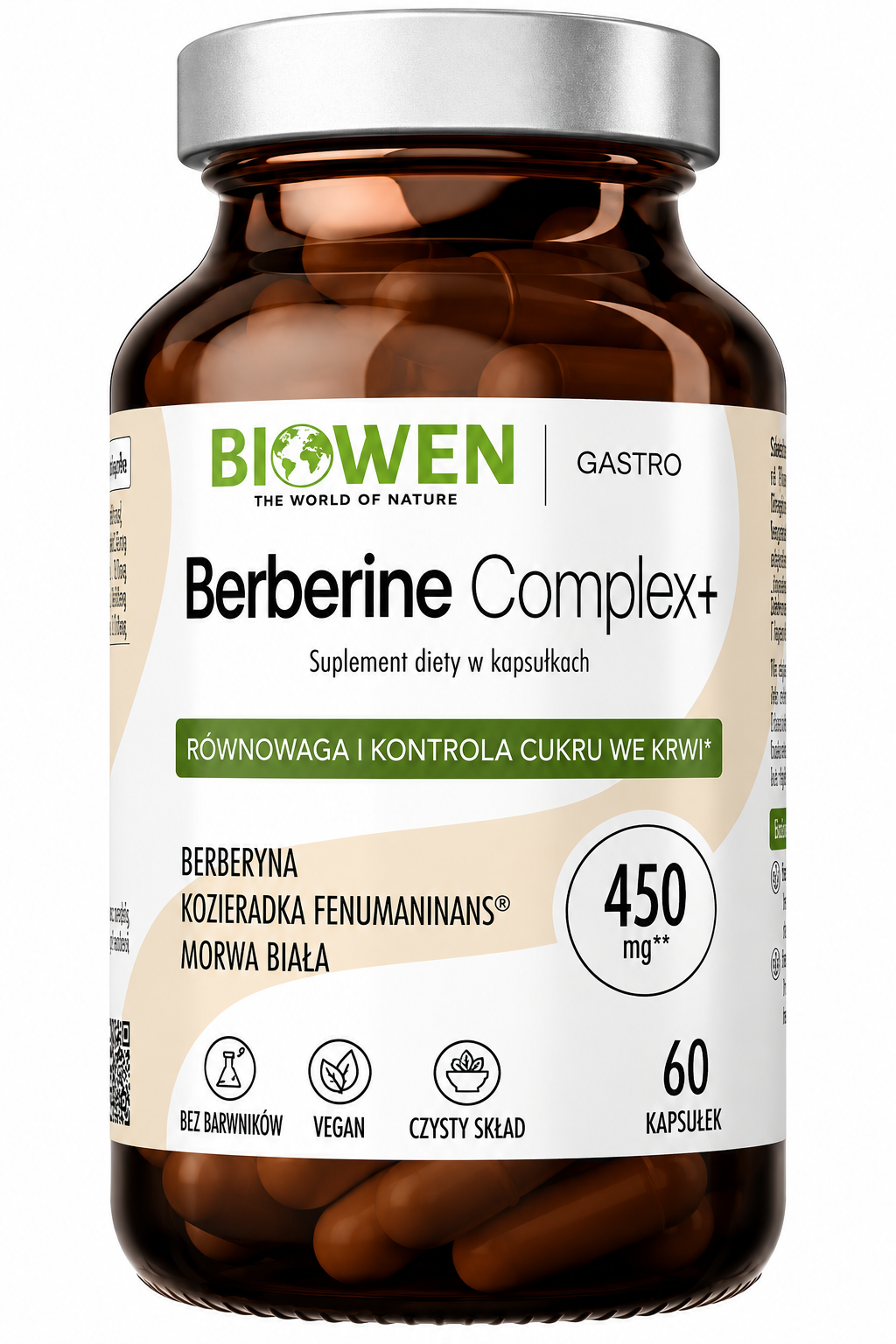 BIOWEN BERBERINE COMPLEX+ 510 mg 60 kapsułek