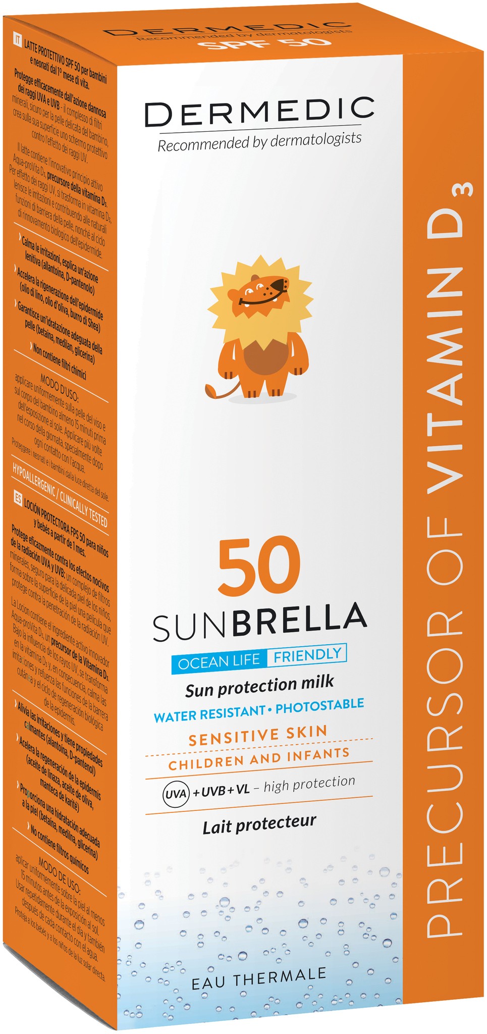 DERMEDIC SUNBRELLA MLECZKO OCHRONNE SPF 50 100ml